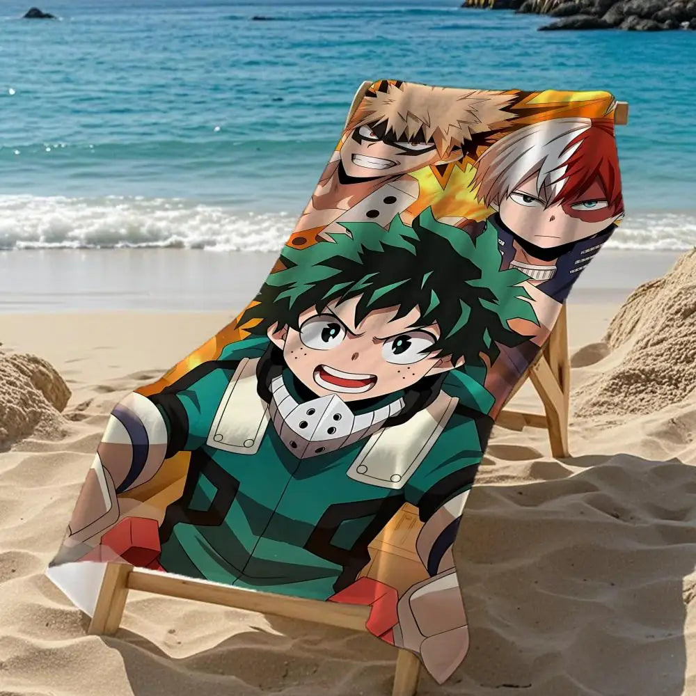 My Hero Academia Ultra-Soft Microfiber Towel – Bath & Beach, Five-Star Quality