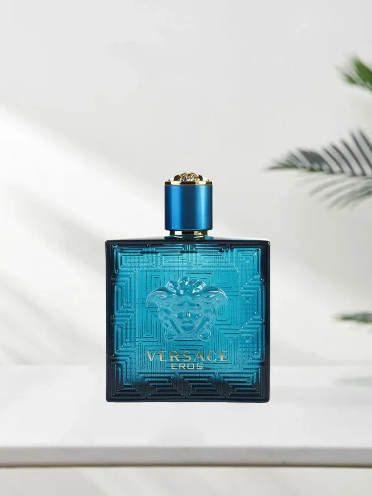 Versace Eros Men's Eau de Toilette 100ml – Fresh Woody Fragrance Spray