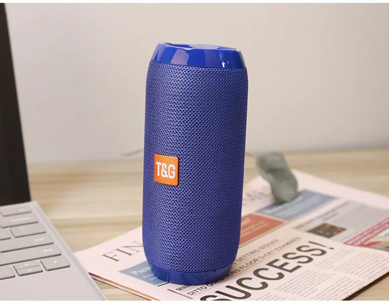 Wireless Portable Bluetooth Speaker — 360° Sound, Waterproof & Long Battery Life