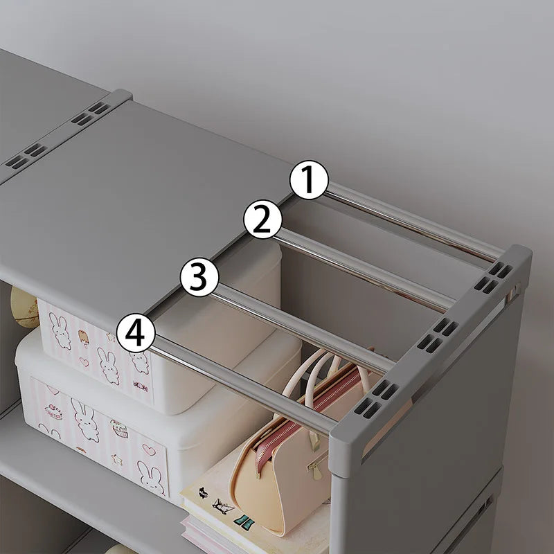 Multilayer Bookshelf & Bookcase – Easy Assembly, Storage Shelf for Books, Toys & Sundries, Living Room, Bedroom & Study