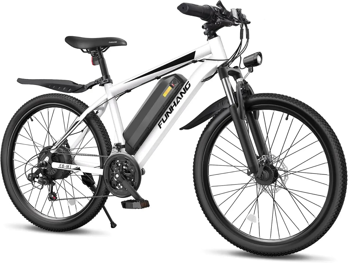 Electric Mountain Bike for Adults – 48V 1000W Peak, 50-Mile Range, 26" Suspension, UL Certified