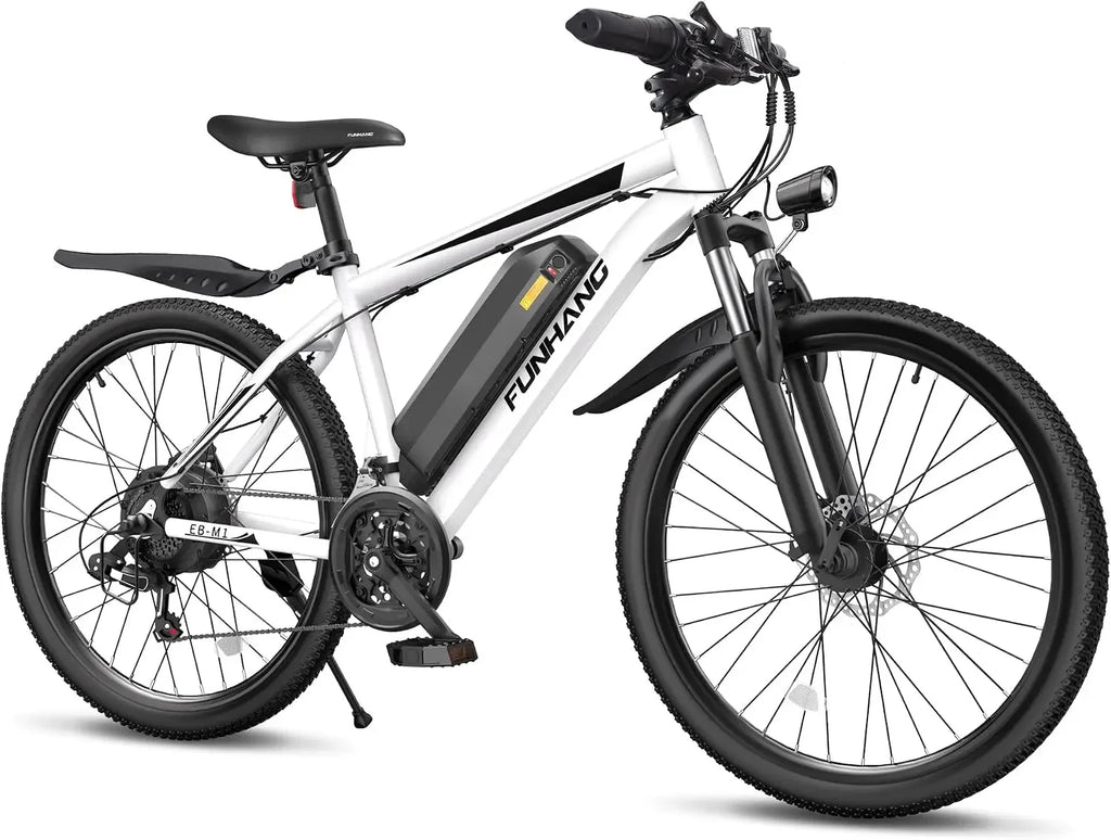 Electric Mountain Bike for Adults – 48V 1000W Peak, 50-Mile Range, 26" Suspension, UL Certified