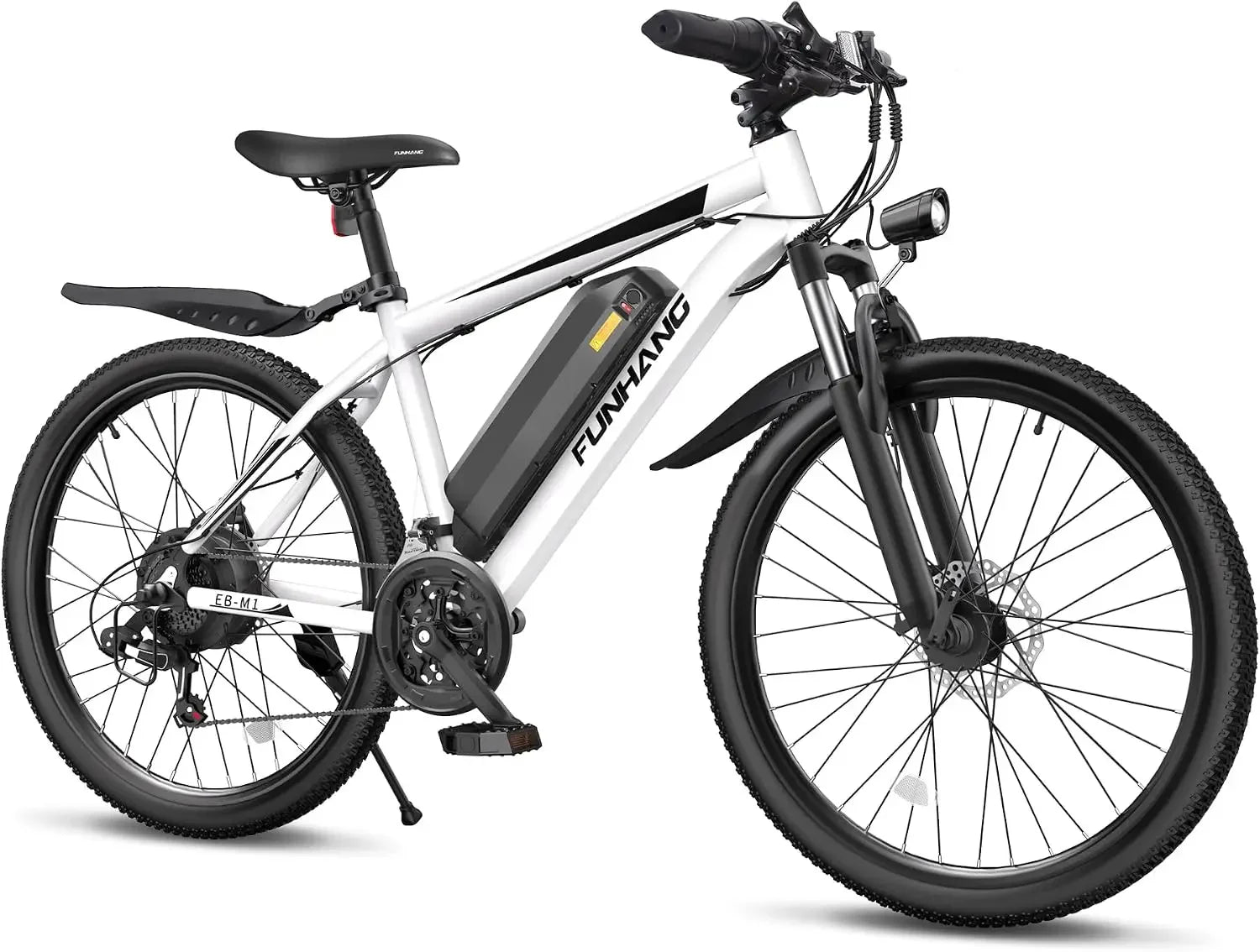 Electric Mountain Bike for Adults – 48V 1000W Peak, 50-Mile Range, 26" Suspension, UL Certified