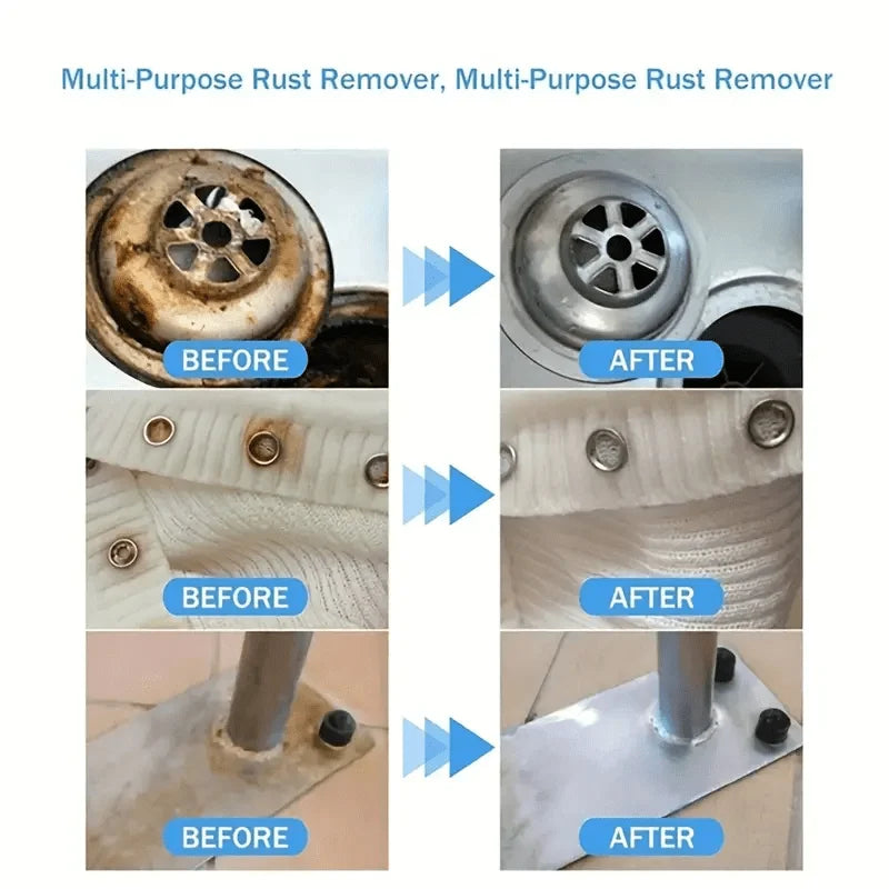 Universal Rust Remover & Revitalizing Spray – Iron-Based Brake Dust & Rust Eliminator for Car Wheels & Metal Surfaces