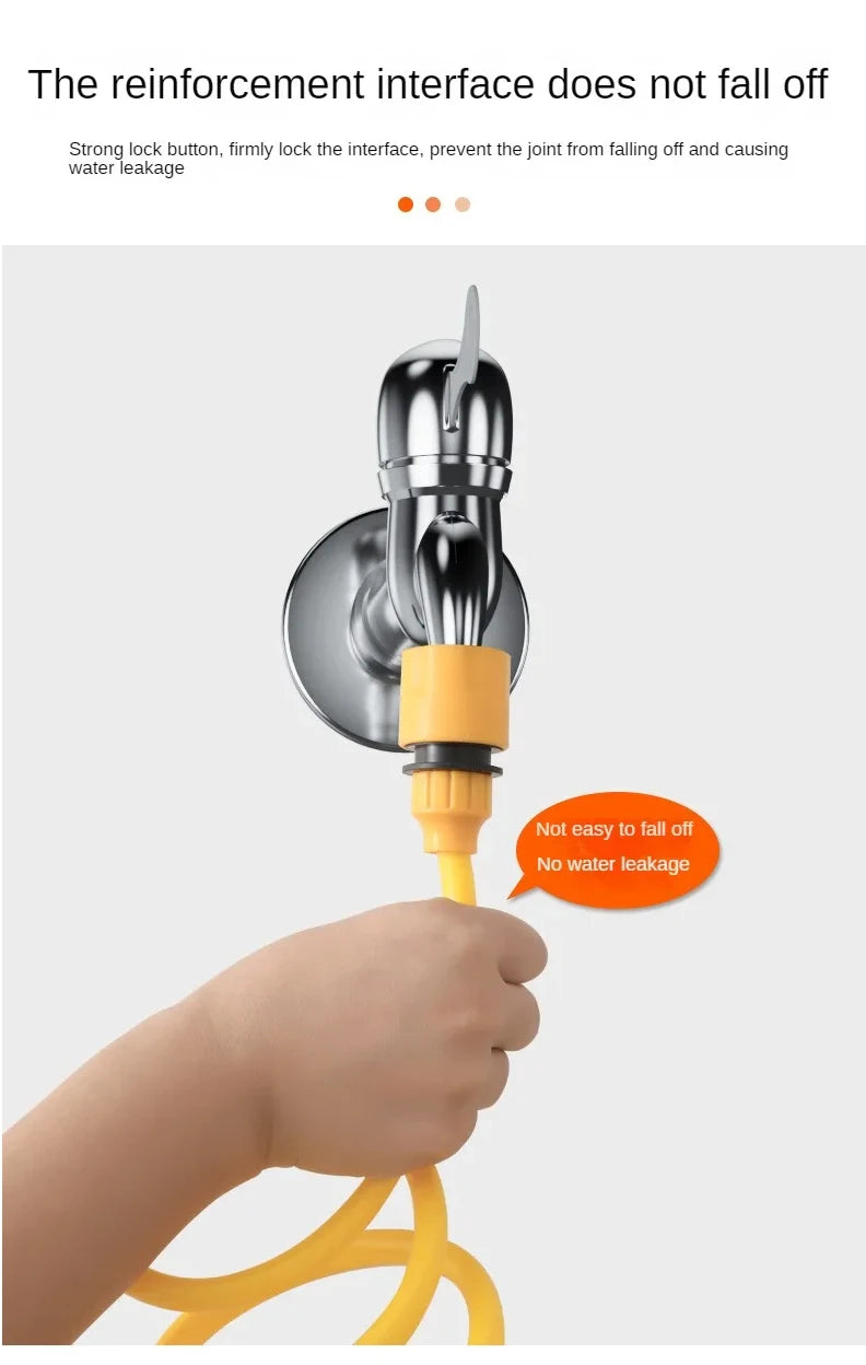 Telescopic Car Wash Gun with High-Pressure Nozzle – Extension Hose Set for Pressure Cleaner, 10m–20m Options