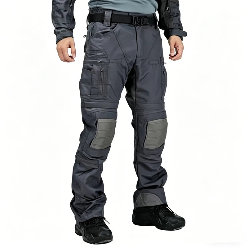 Men's Tactical Frog Suit Uniform Shirt & Cargo Pants 2-Piece Outdoor Set