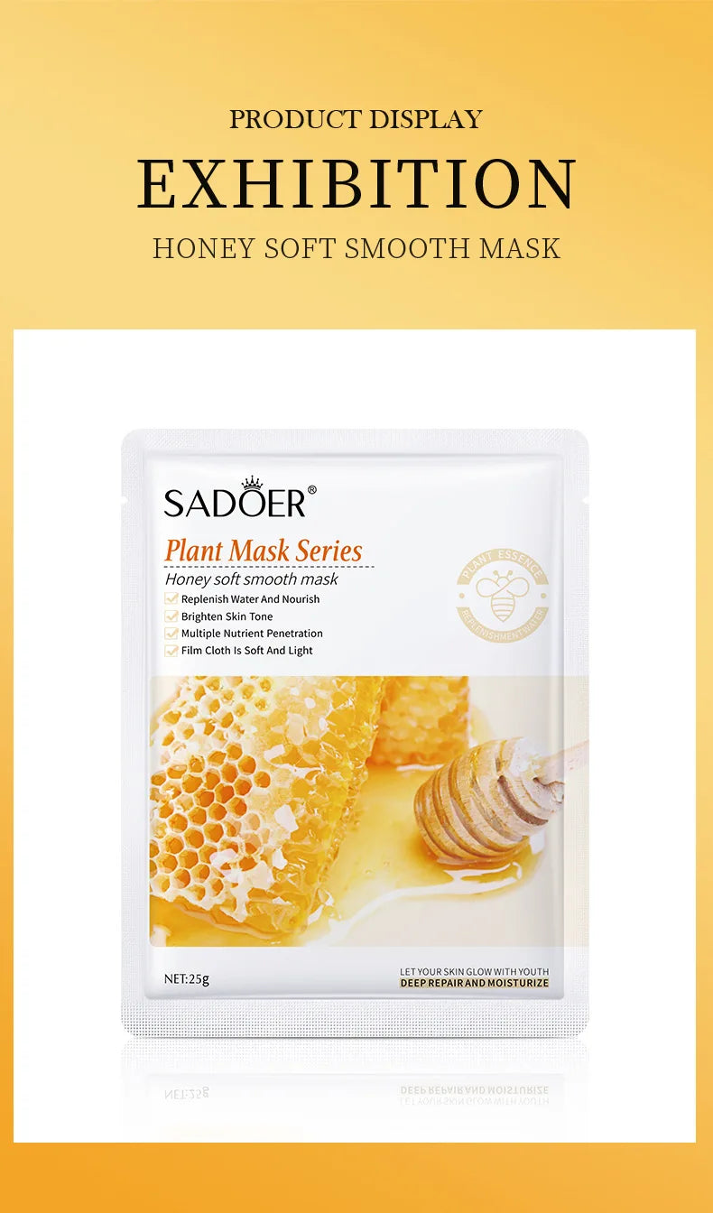 Natural Plant Face Masks — Moisturizing & Firming (8-Pack)