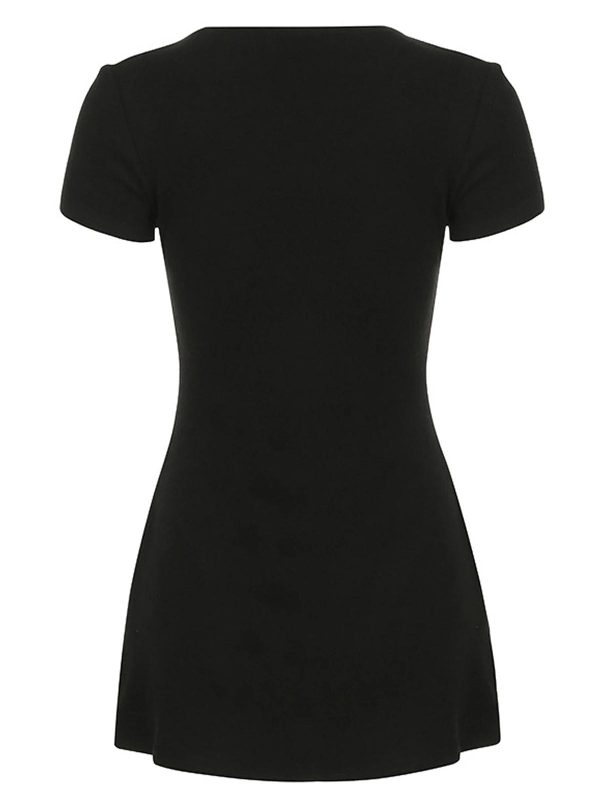 Sexy Black Mini Summer Dress – Elegant Bodycon Birthday Party & Evening Short Dress