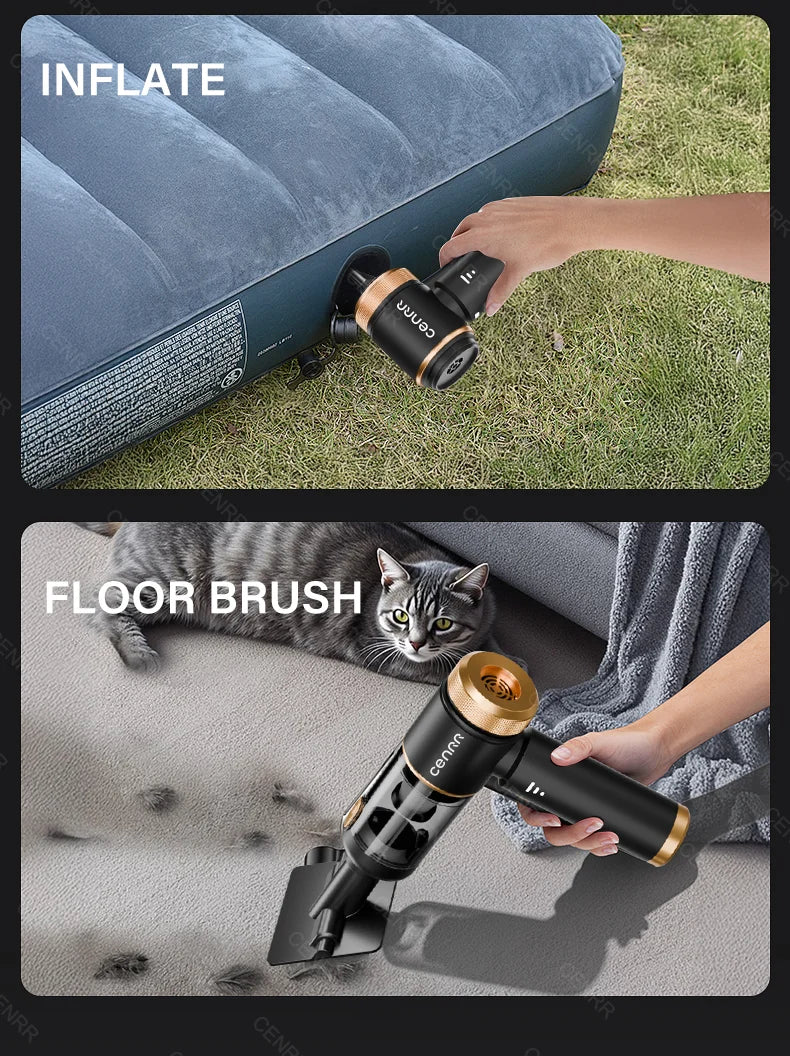 Cordless Car Vacuum & Blower – MAX Black & PRO Silver