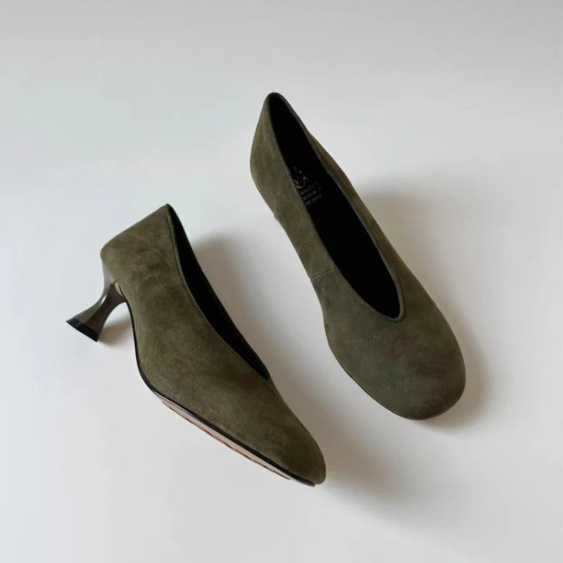 Women's Suede Elegant Loafer Pumps — 2026 Style