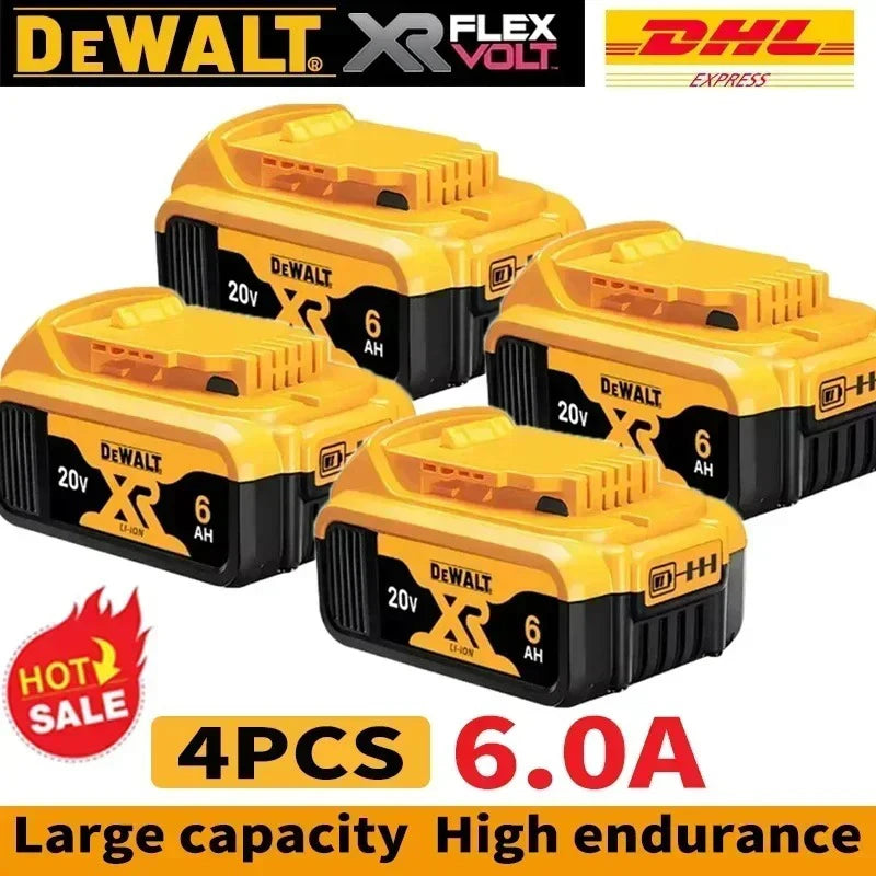 DeWALT 20V/60V MAX FlexVolt Battery – 6Ah & 9Ah Replacement for DCB606 DCB205 DCB206 Power Tools