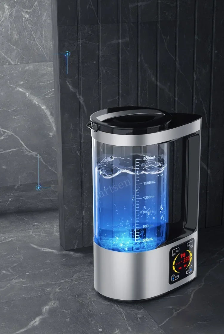 2L Hydrogen-Rich Water Kettle — Electric Ionizer Machine with Titanium Filter, 100–240V