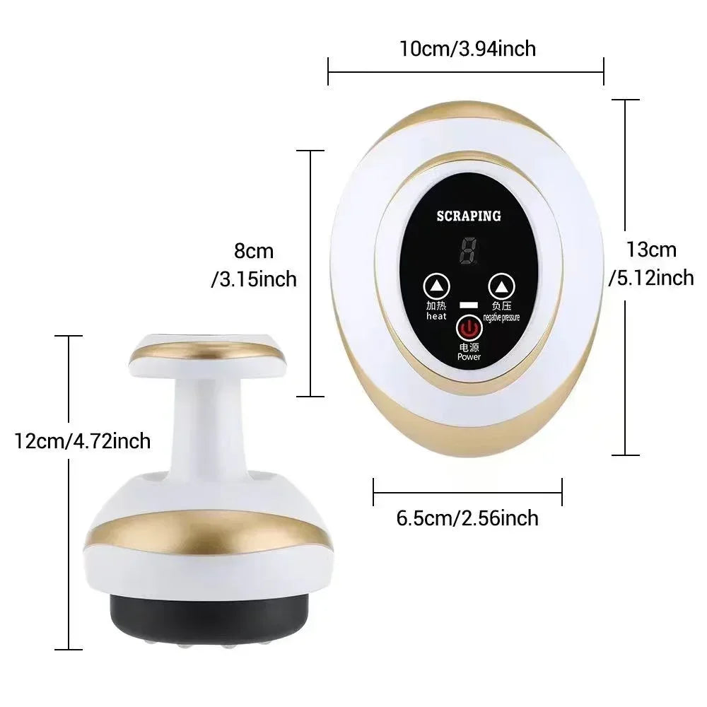 Okayso Electric Anti-Cellulite Massager — Rechargeable Scraping & Suction Cup Body Massager