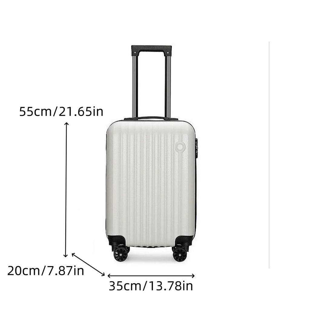 20-Inch PC Carry-On Suitcase – Thickened Hard Shell