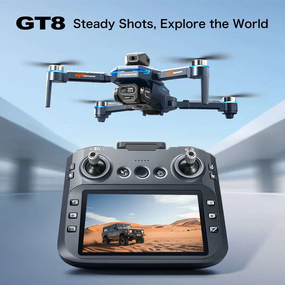 GT8 Drone with Dual Camera & Screen Remote