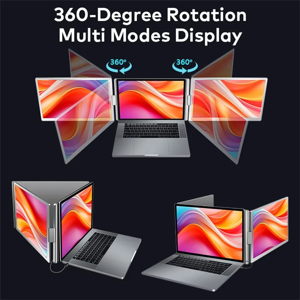 Dual Screen Laptop Extender – Portable IPS Displays