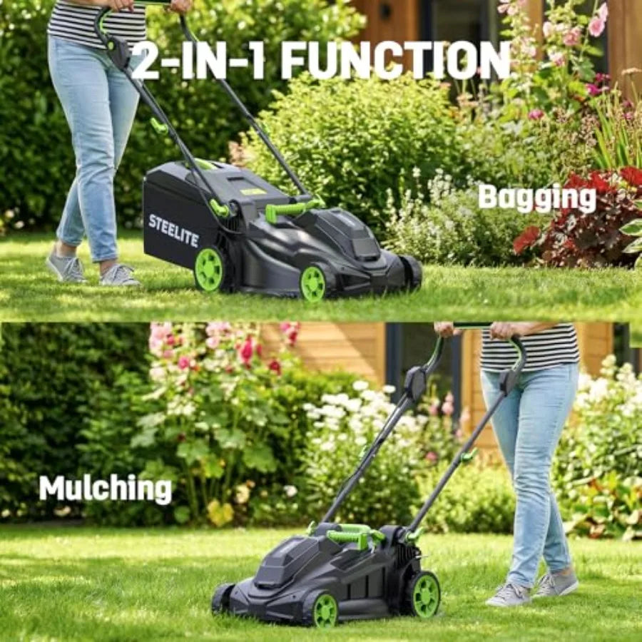 40V Dual-Battery Lawn Mower & String Trimmer Combo | Lithium-Ion, Extended Runtime, Residential Use