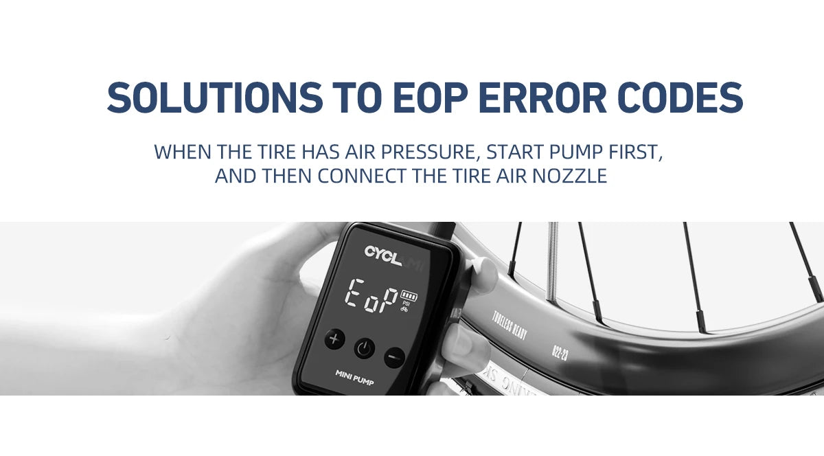 Portable Electric Bike Pump for Presta and Schrader Valves