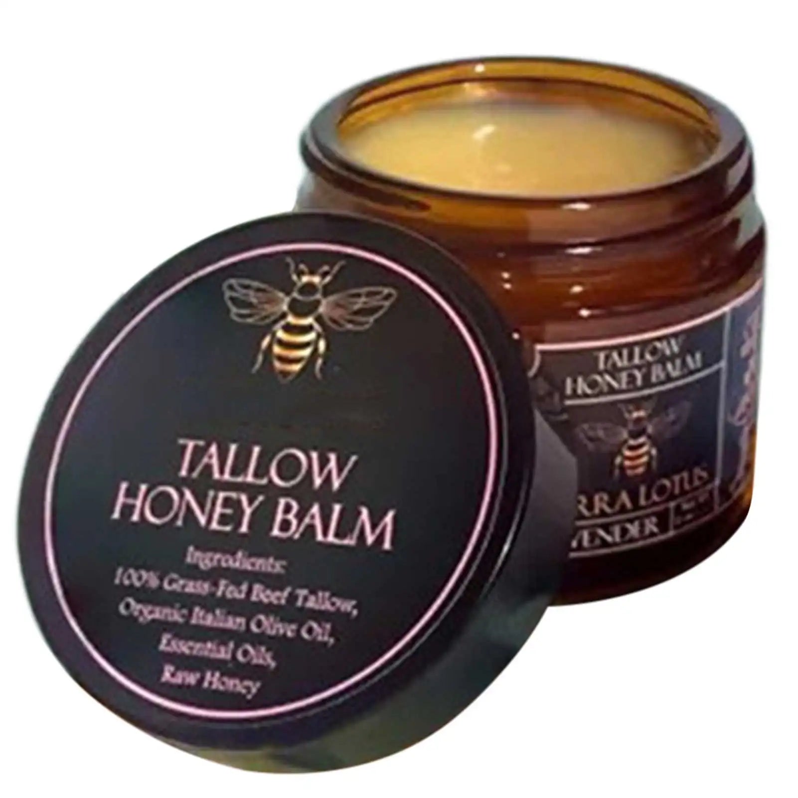 Grass-Fed Beef Tallow Balm with Raw Honey — Natural Moisturizer