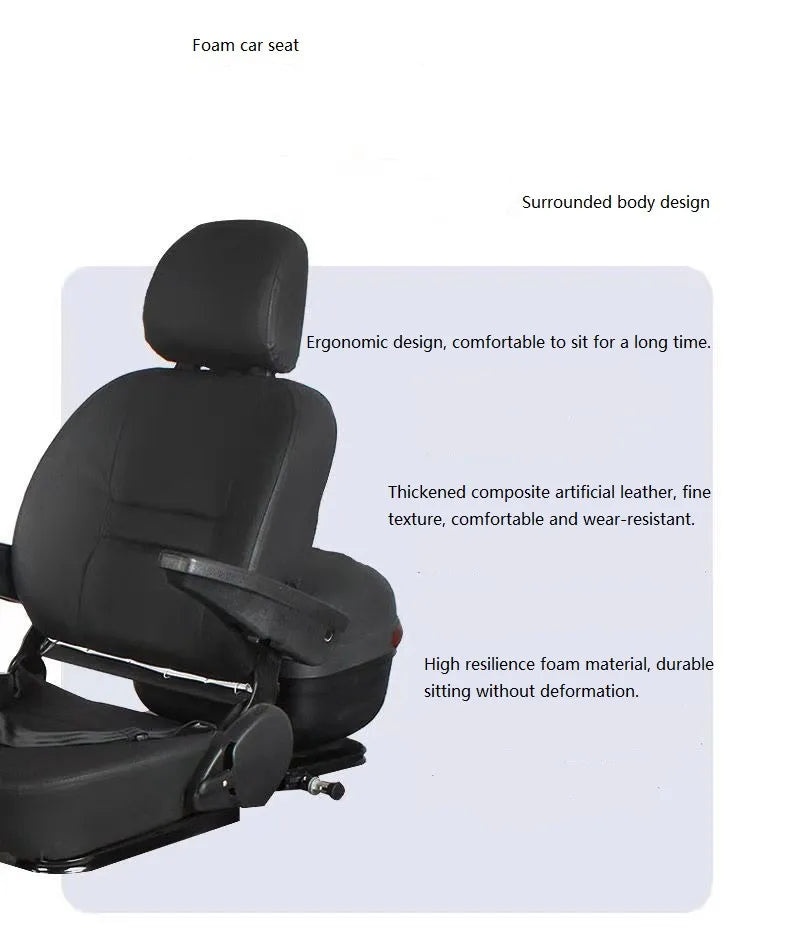 4-Wheel Mobility Scooter – 600W Motor, 40–50 km Range
