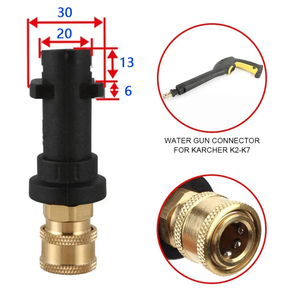 Pressure Washer Adapter – 1/4" Quick Release Connector for Karcher, Bosch, Nilfisk, LAVOR & More