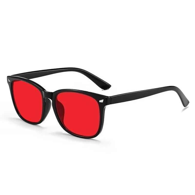 Blue Light Blocking Glasses — Red Lens Sleep & Gaming Glasses for Eye Strain Relief