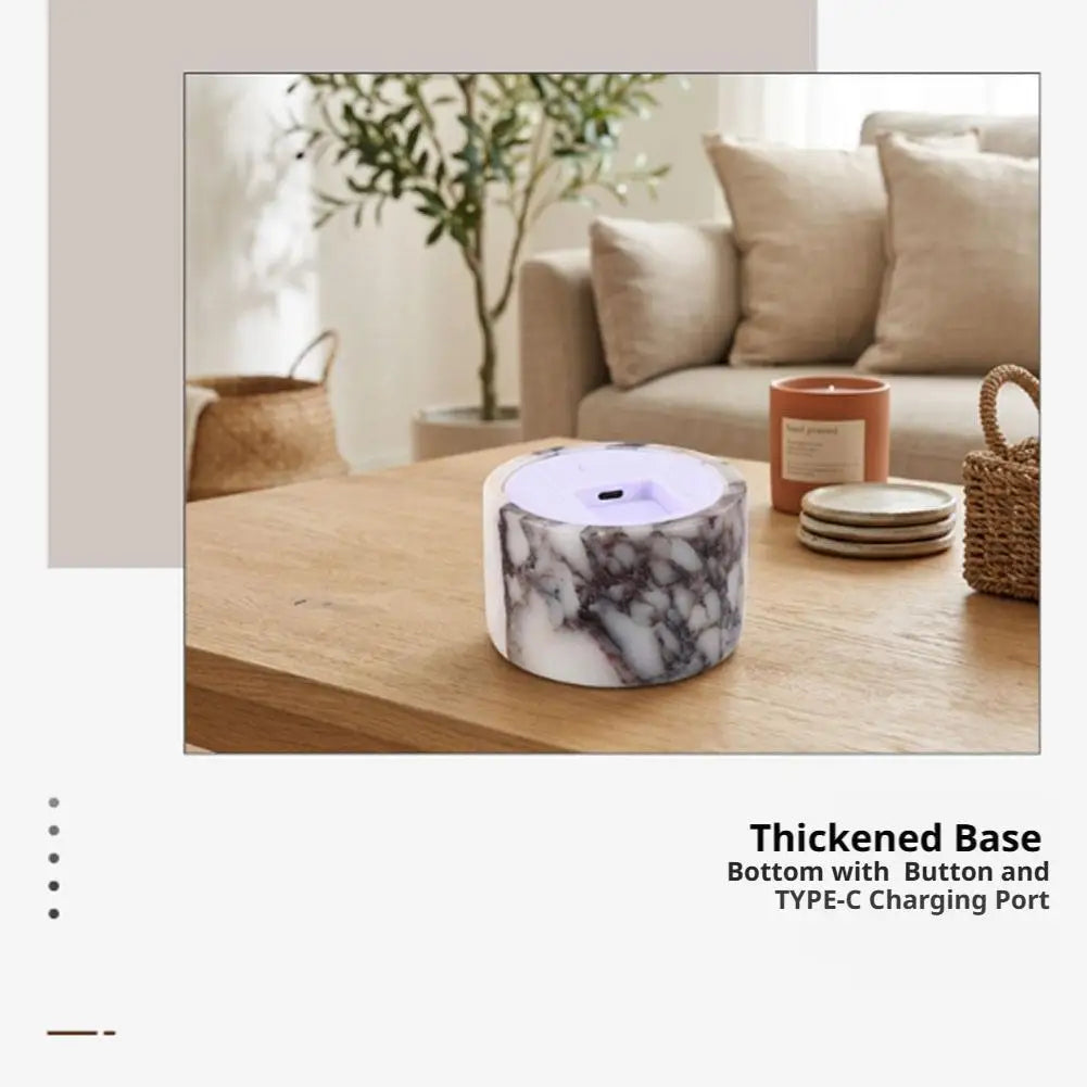 Stone Night Light – Rechargeable Touch-Control Lamp