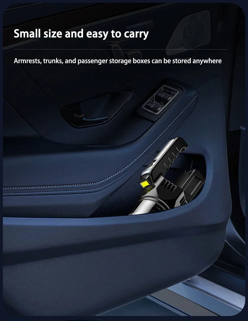 Lenovo Wireless Handheld Vacuum Cleaner — Strong Suction for Home, Car, Carpet, Window, Crevice & Groove Cleaning