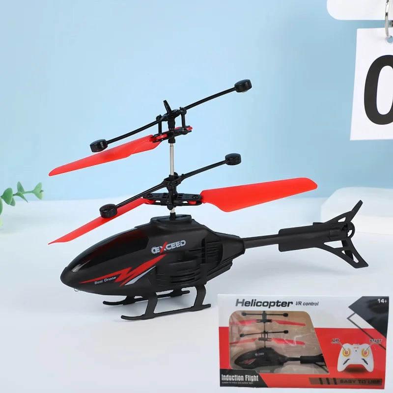 Induction RC Helicopter Toy – Indoor Remote Control Aircraft for Boys & Girls