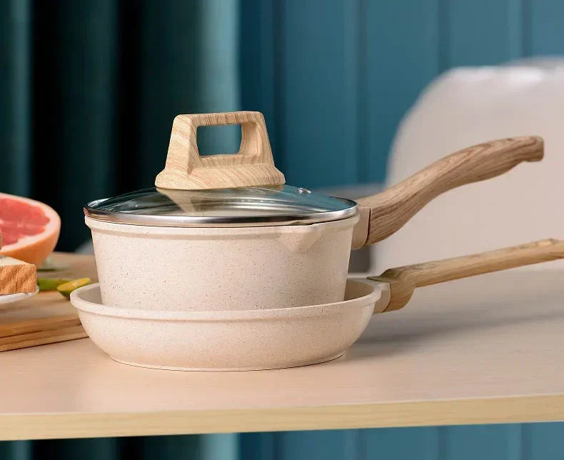 Nonstick Milk Pots & Cookware – 16cm, 18cm & Steamer Options