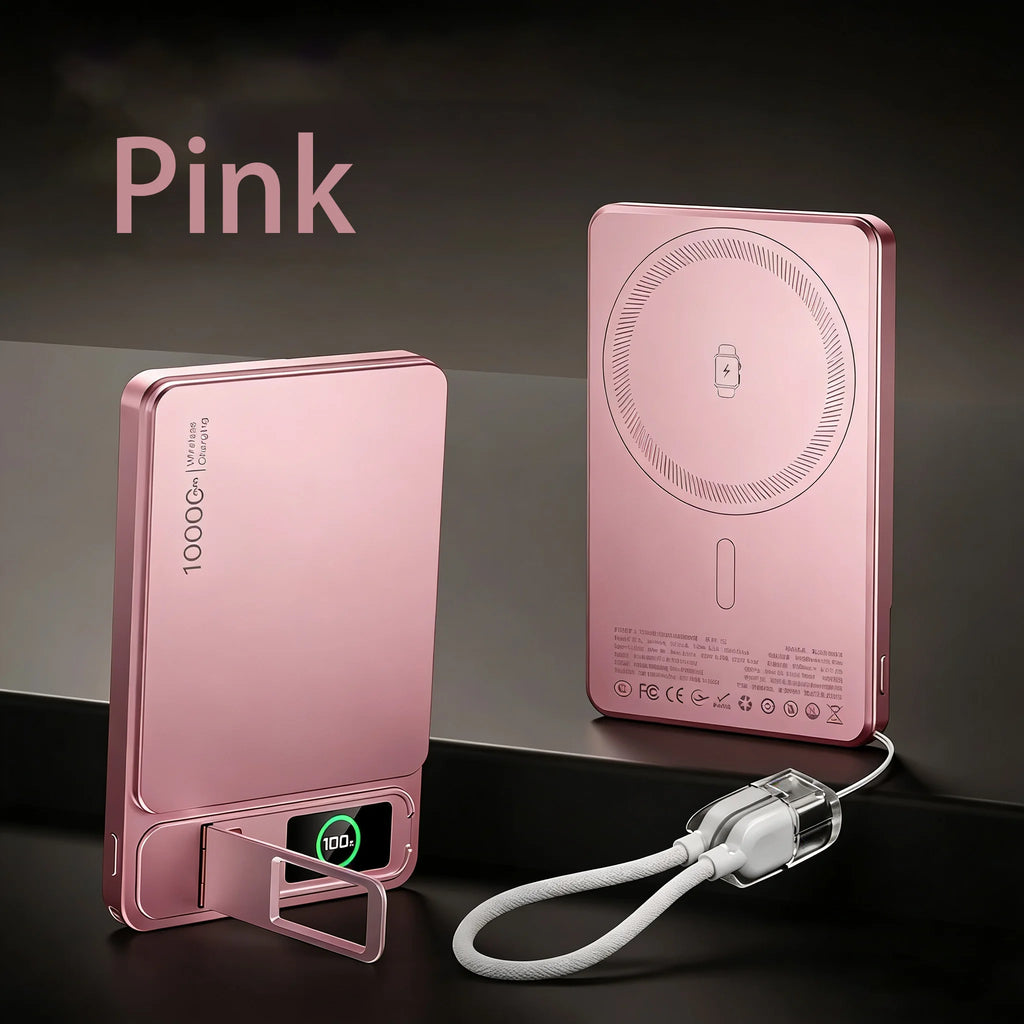 10000mAh Slim Power Bank — Lightweight Portable Charger for Everyday Carry
