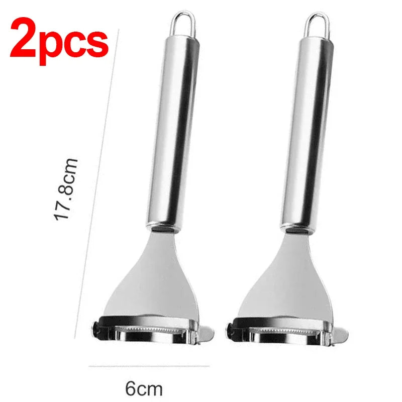 Stainless Steel Corn Peeler – Serrated Kernel Stripper