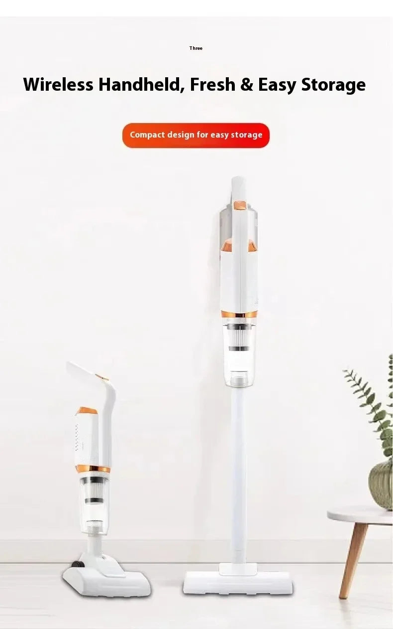 8500Pa Cordless Handheld Vacuum Cleaner – 120W, 600ml Cup, USB Rechargeable