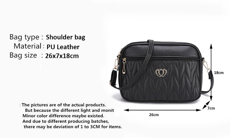 Soft PU Alligator Flap Crossbody Bag – Tassel Shoulder Purse for Women