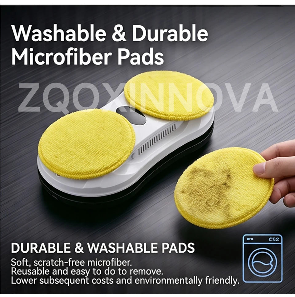 UPS Robot Window Cleaner — Smart Auto Glass Washing Robot with Remote Control & UPS Safety System