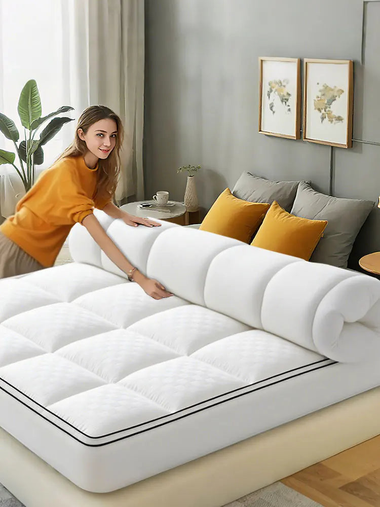Waterproof Mattress Protector – All-Season Cooling, Breathable, Noiseless, Thickened Mattress Pad Cover