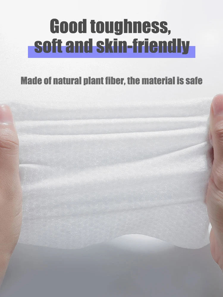 Disposable Pearl Cotton Face Towels — Wet & Dry Cleansing Towel