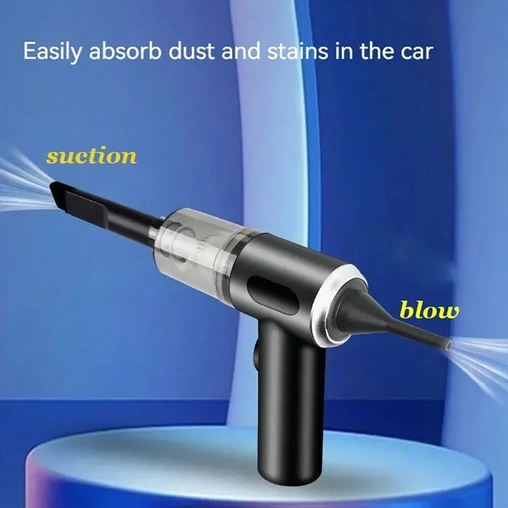 120W Wireless Handheld Vacuum Cleaner — 5500Pa Powerful Dual-Use Home & Car Portable Vacuum with HEPA Filter