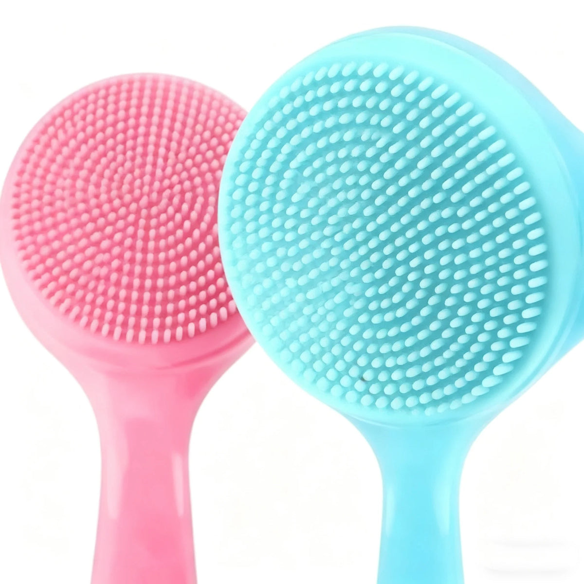 Soft Silicone Manual Facial Cleansing Brush – Gentle Exfoliation & Deep Pore Cleaning Tool
