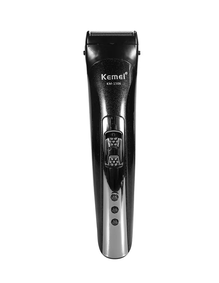 Kemei KM-1506 3-in-1 Electric Hair Clipper, Shaver & Nose Trimmer – USB Rechargeable