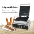 ITOP Electric Waffle Maker – Pine Tree Mould, Non-Stick Cast Iron Pan, Waffle Stick Machine, 110V/220V