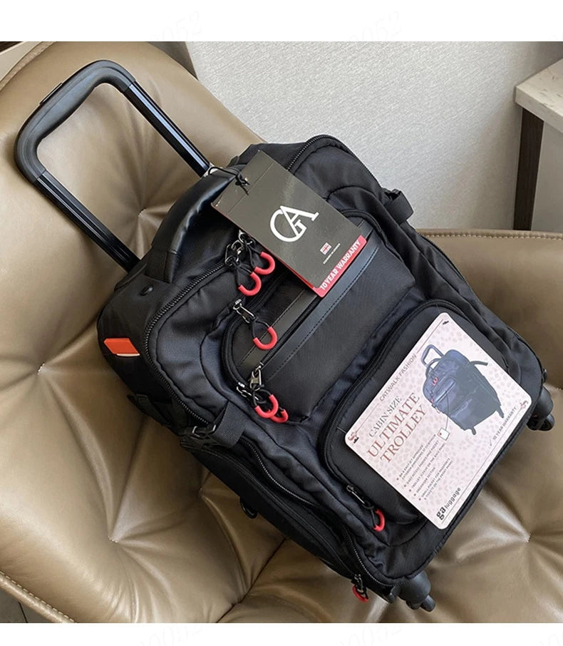 Wheeled Laptop Backpack – Waterproof Cabin Travel Bag