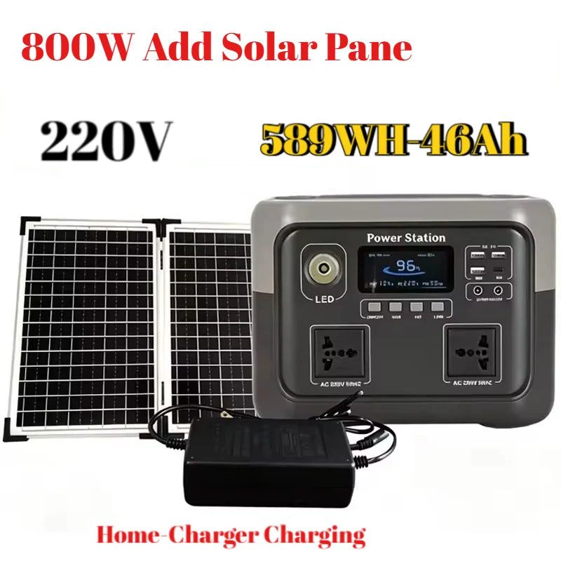 LiFePO4 Portable Power Station, 600W or 800W, 220V