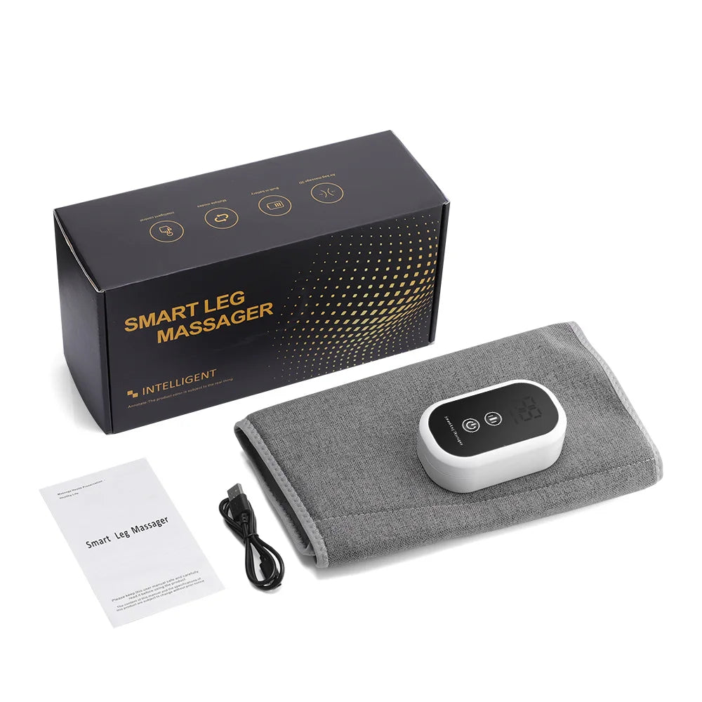 Wireless 360° Air Pressure Calf Massager — 3-Mode Airbag Leg & Foot Circulation Booster