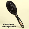 Air Cushion Hairbrush – Soft Nylon Bristle Scalp Massage Detangler for Wet & Dry Hair