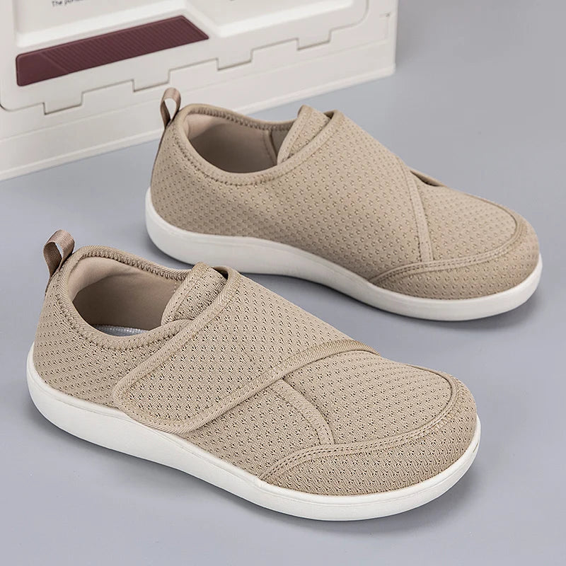 Adjustable Open-Toe Diabetic Shoes for Elderly – Wide Fit Orthopedic Sandals