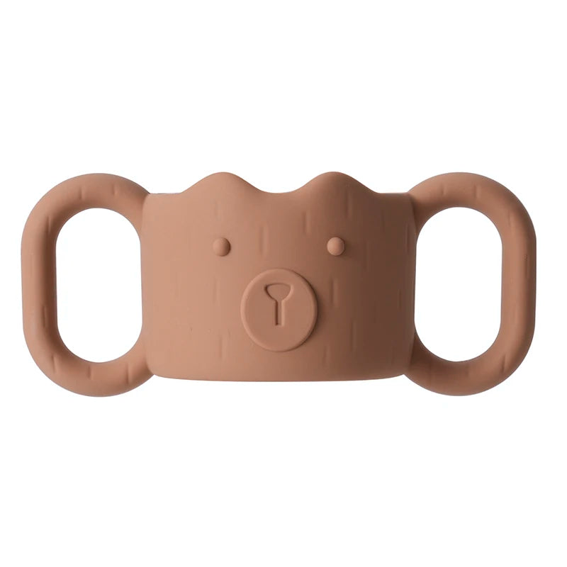 Silicone Baby Bottle Handle – Removable Narrow Straw Bottle Holder, Universal Fit, Standard Caliber