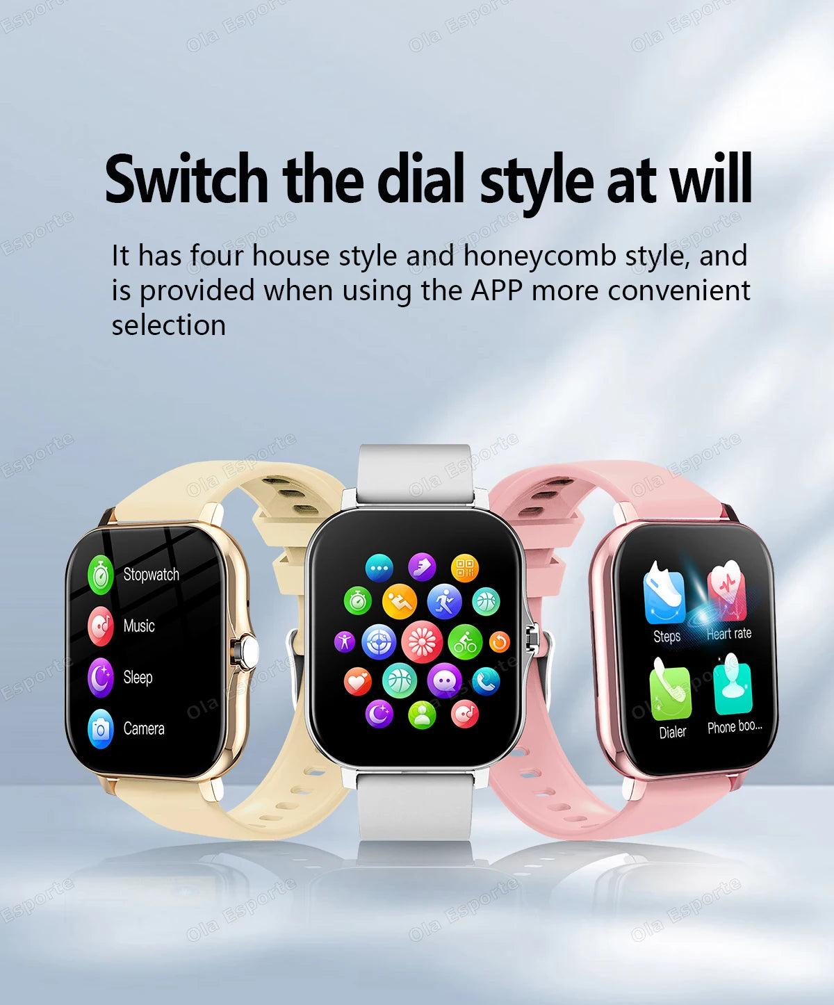 Smart Watch 2.01" HD Display | Answer Calls Sport Modes DIY Dial Weather Forecast Smartwatch