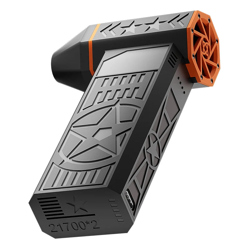 Fiizreal X50 240W Brushless Turbo Fan — 57m/s Wind Speed, 8000mAh Dual Battery