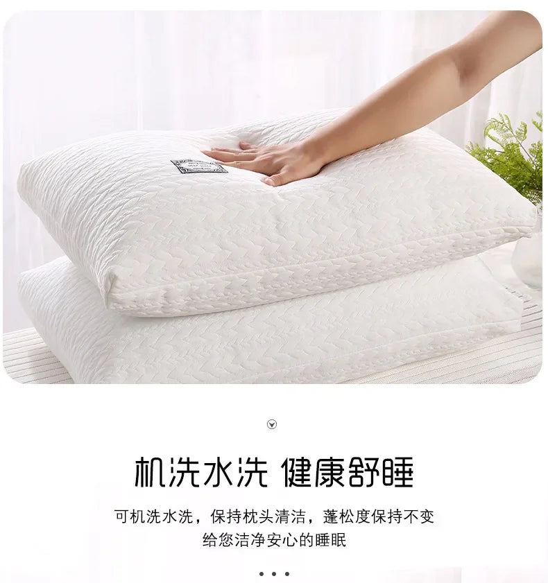 Soft Cervical Support Sleeping Pillow – Hotel Quality, 48x74cm, 600g or 800g Fill